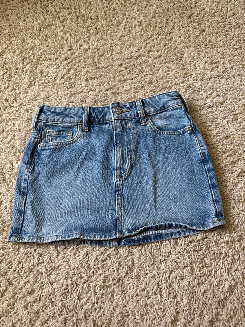 PacSun Light Blue Denim Jean Skirt